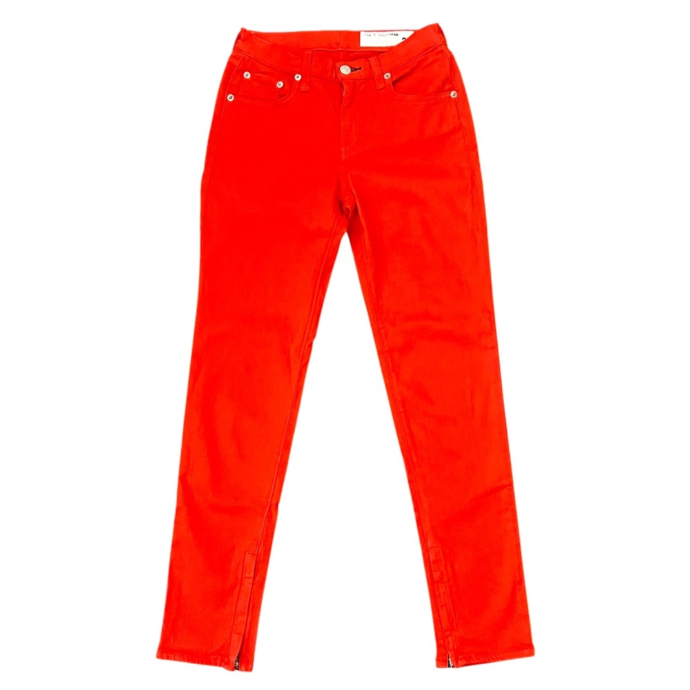 Rag & Bone Orange Jeans, size 27